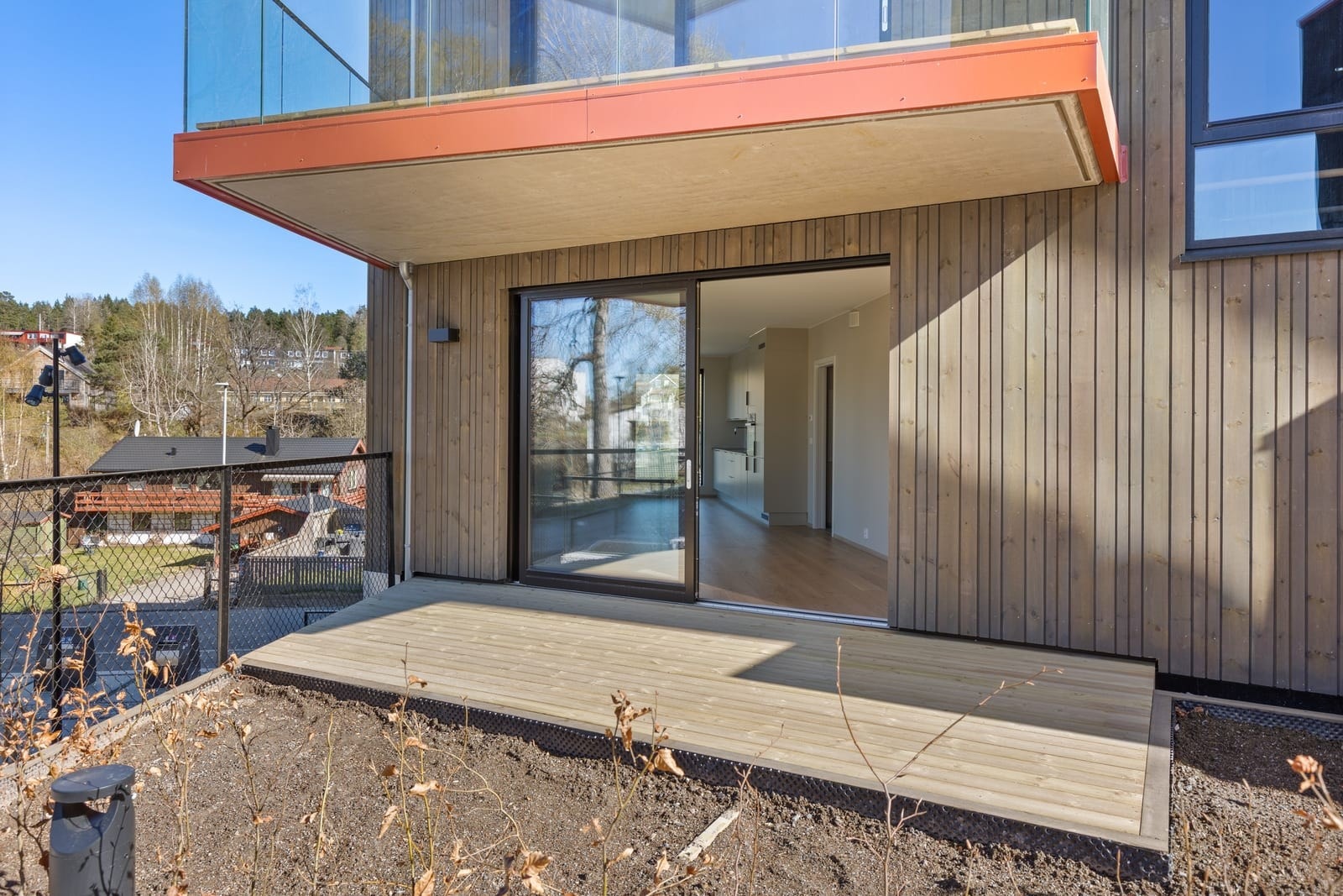 Privat markterrasse på ca. 13 kvadratmeter Galleribilde