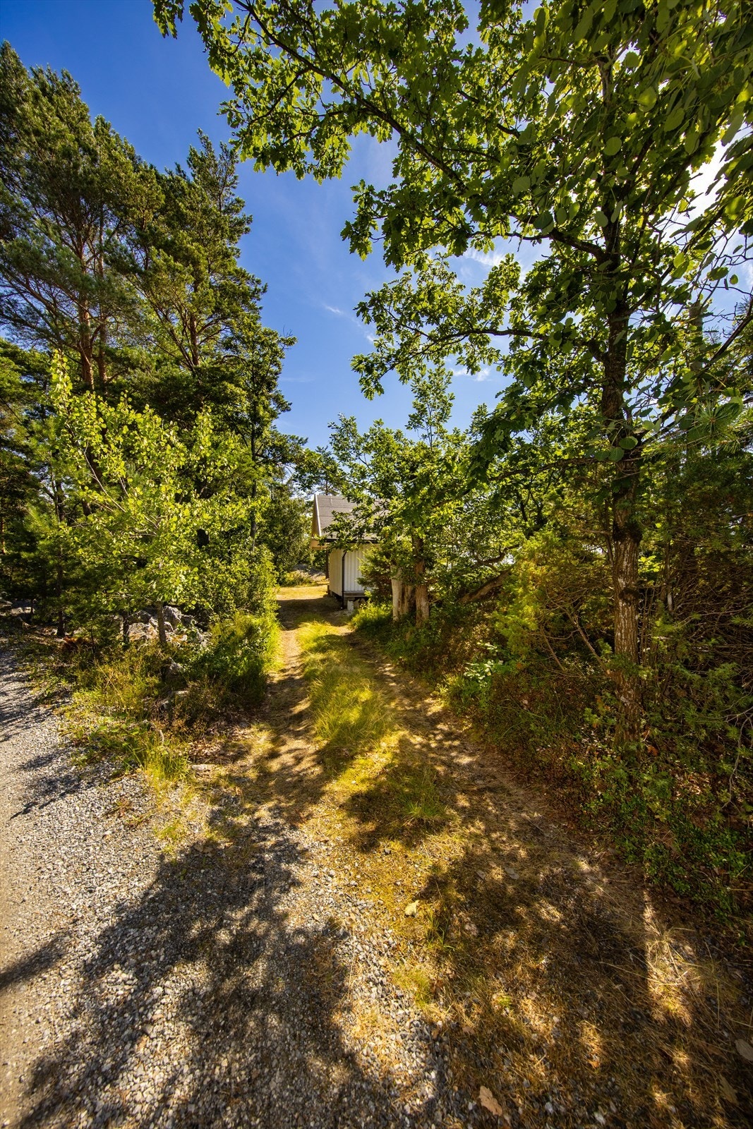 Til eiendommen er det bilvei helt frem og parkering på egen tomt. Galleribilde