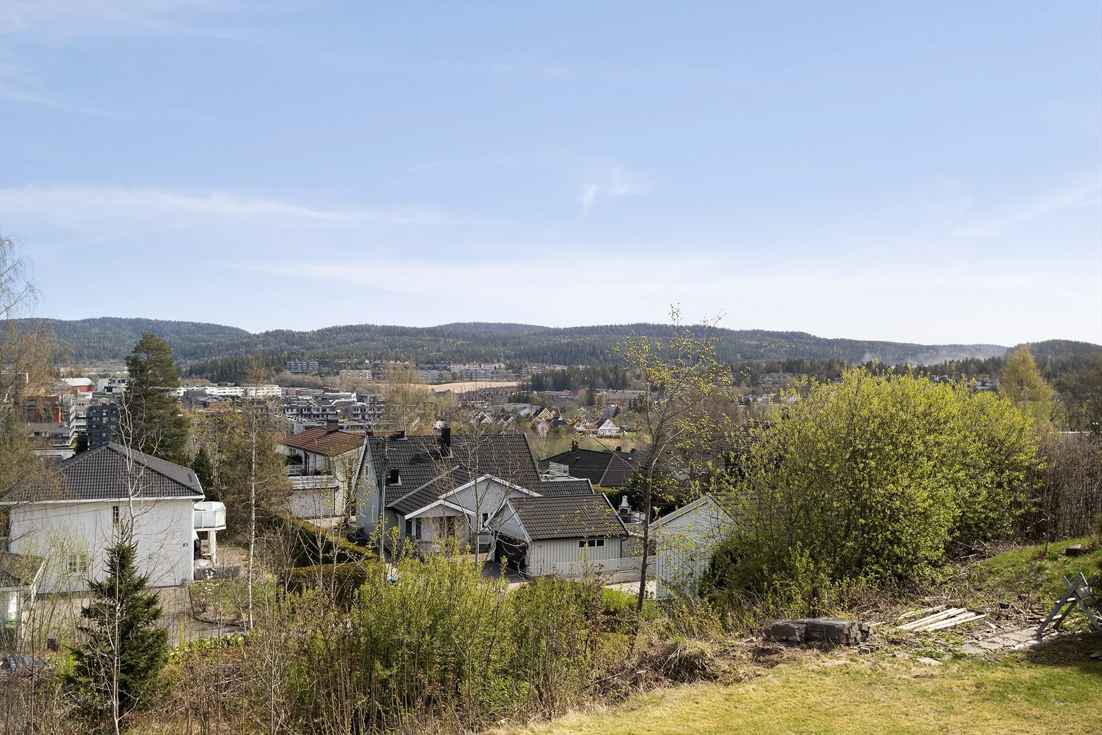 Utsikt fra hagen. Galleribilde