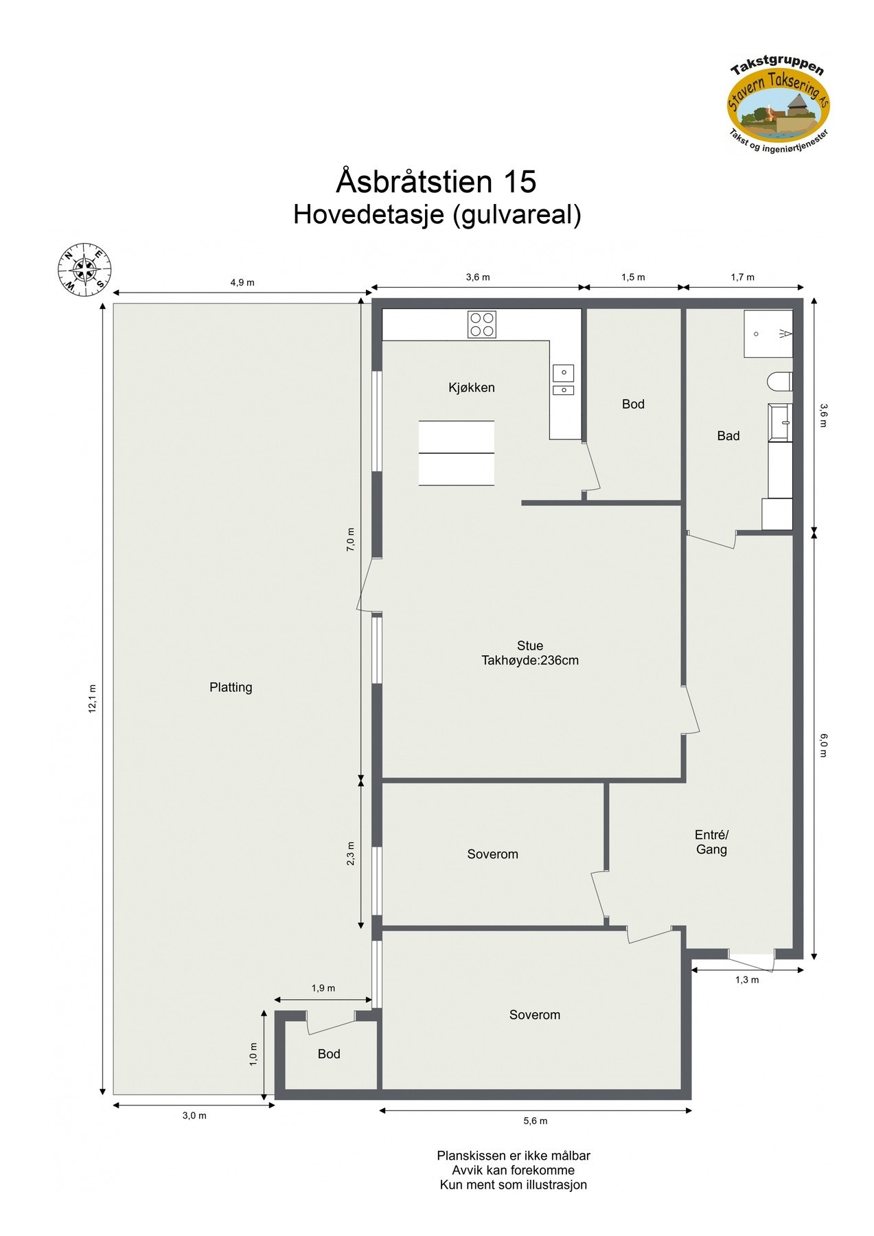 Plantegning Galleribilde