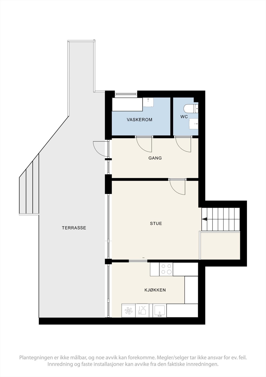 Plantegning 3. etasje Galleribilde