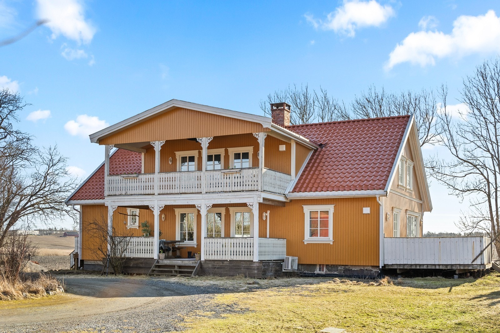 Stort flott hovedhus Galleribilde