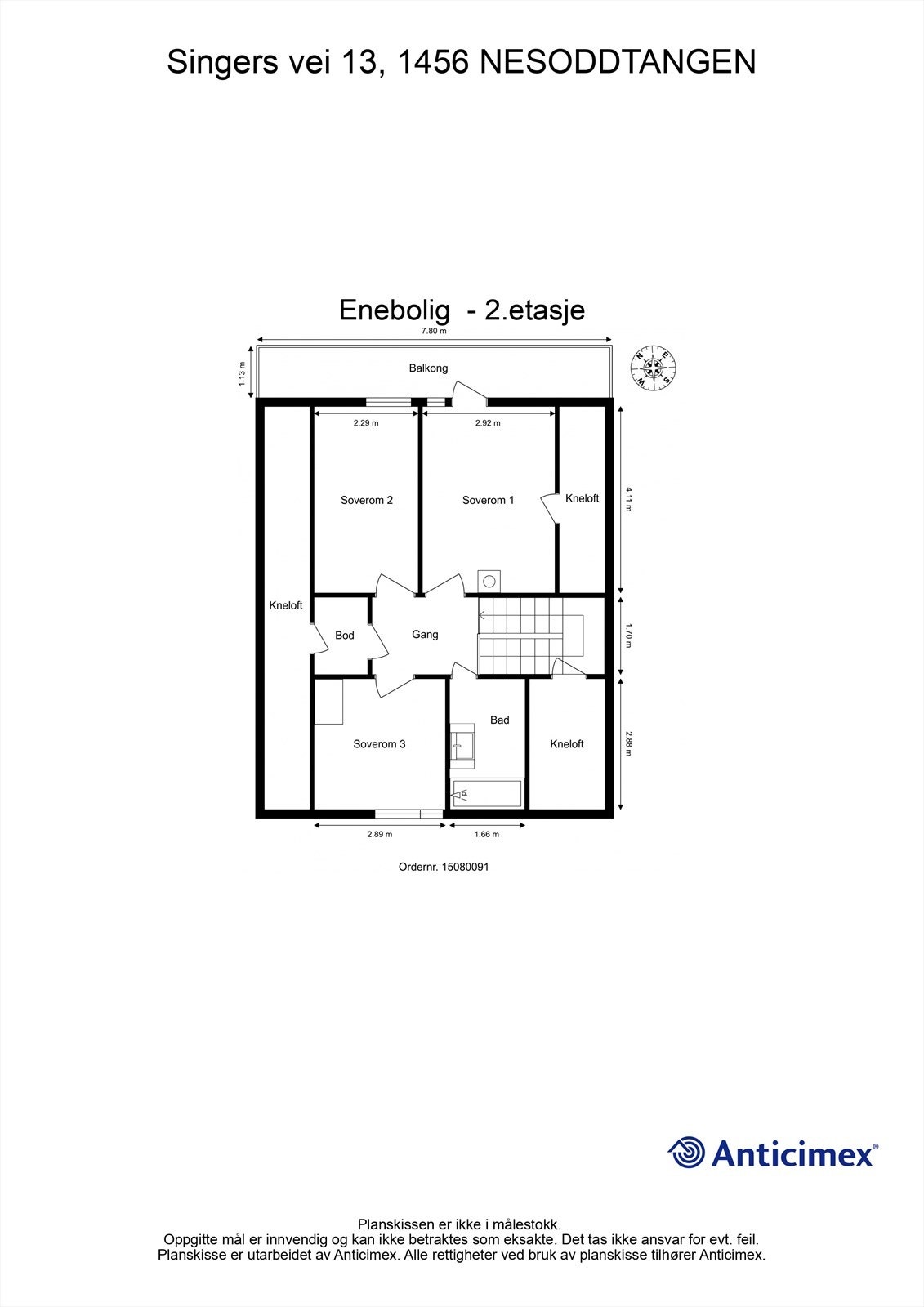 Plantegning 2.etasje Galleribilde