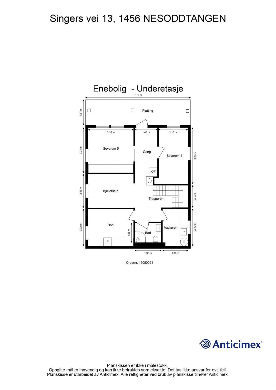 Plantegning U. etasje Galleribilde