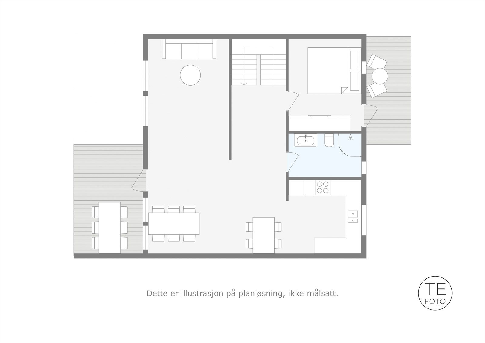 Plantegning 2. etasje Galleribilde