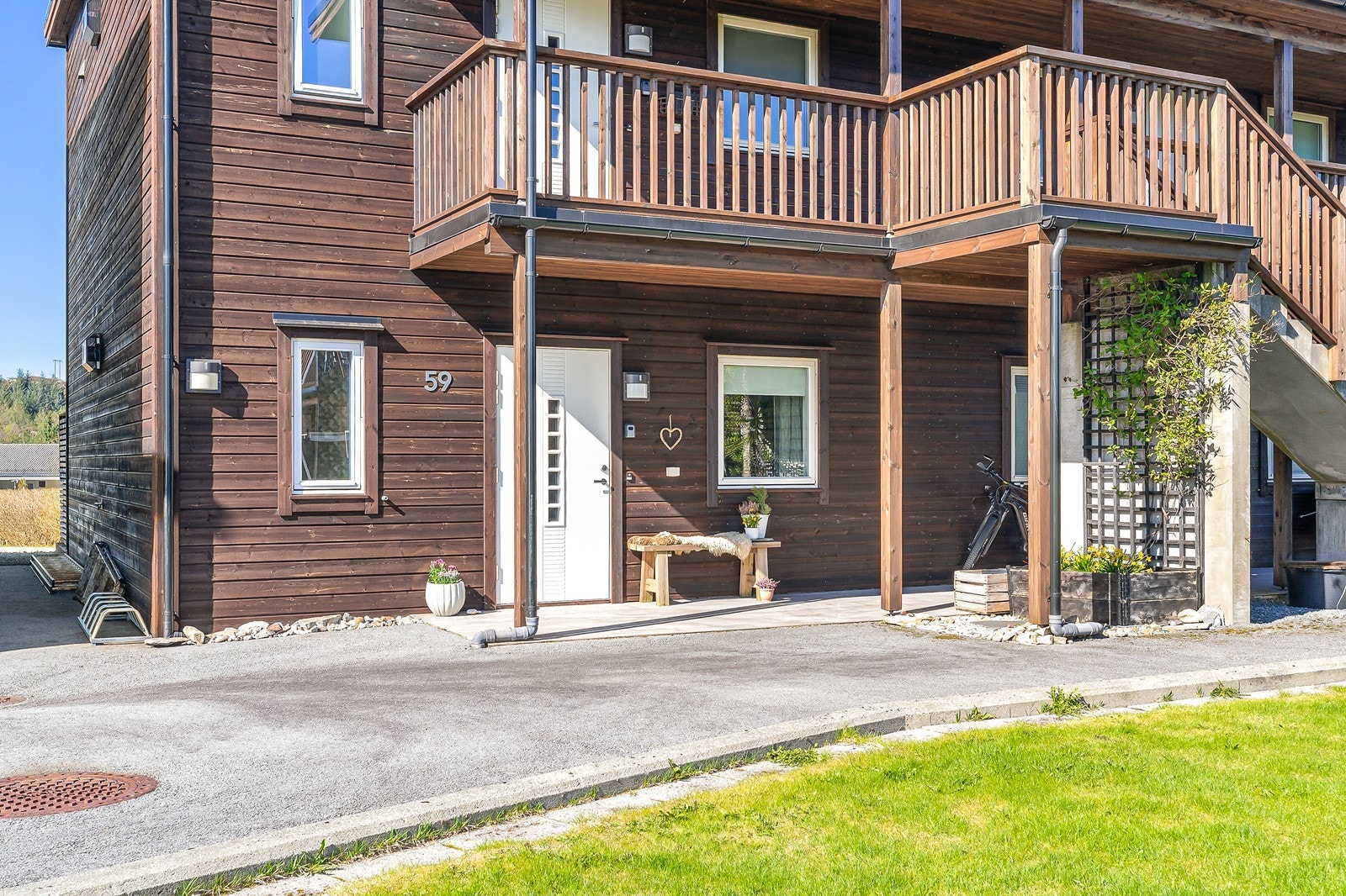 Trivelig inngangsparti Galleribilde