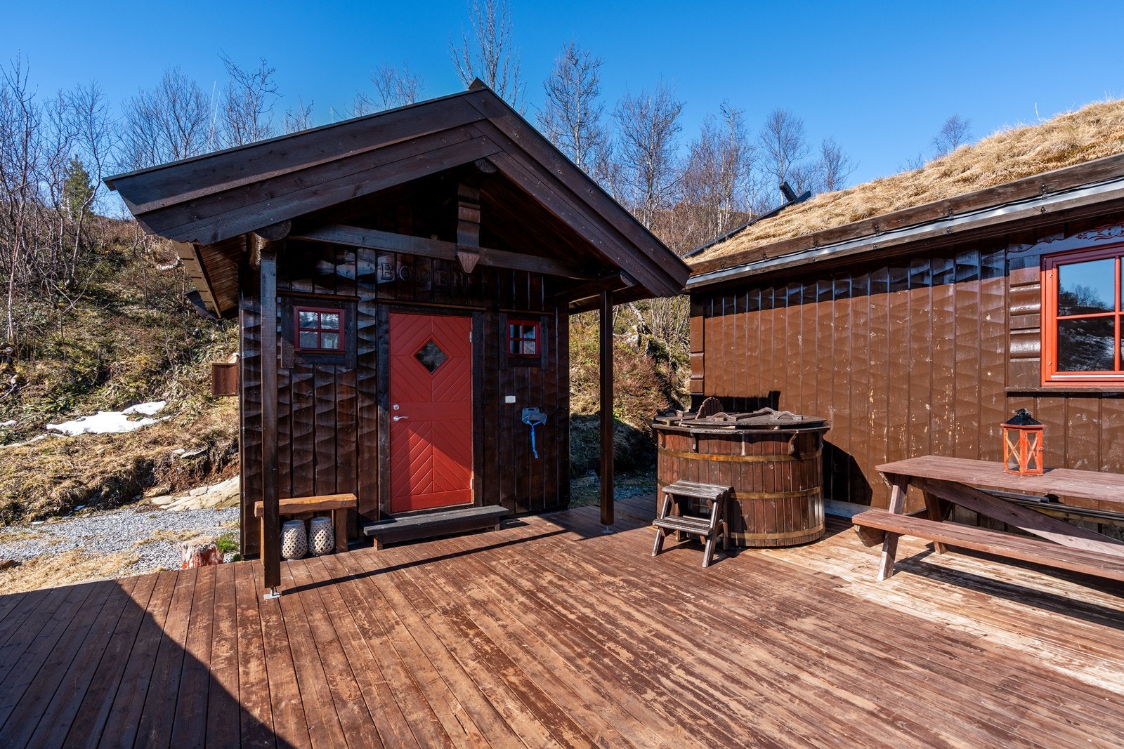 Anneks og jacuzzi Galleribilde