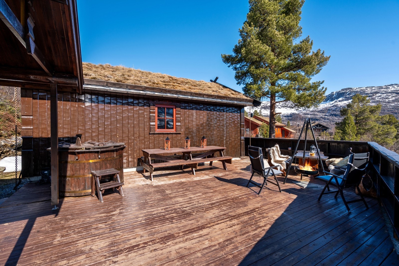 Terrasse med Jacuzzi Galleribilde