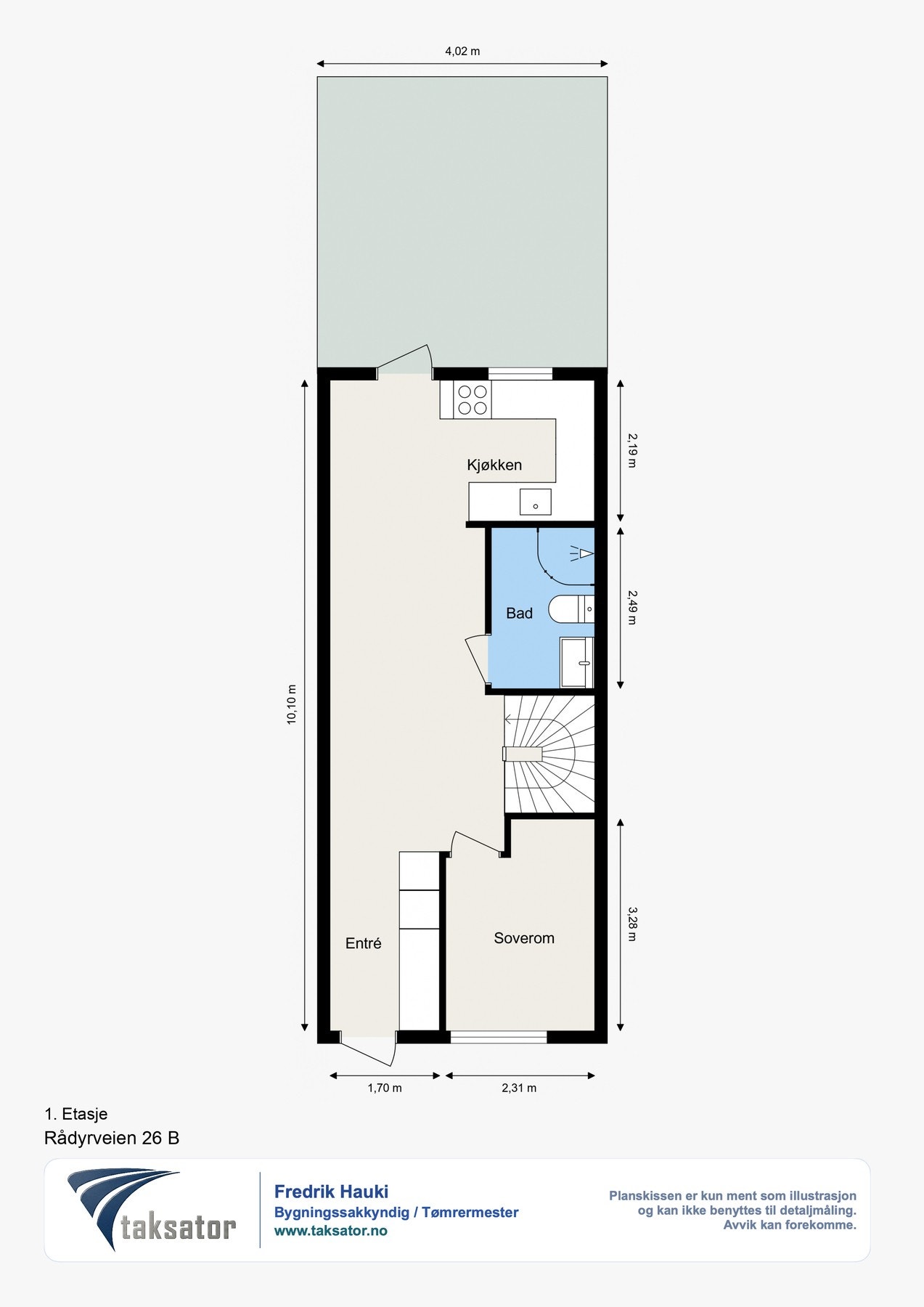 Planløsning 1. etasje. Galleribilde