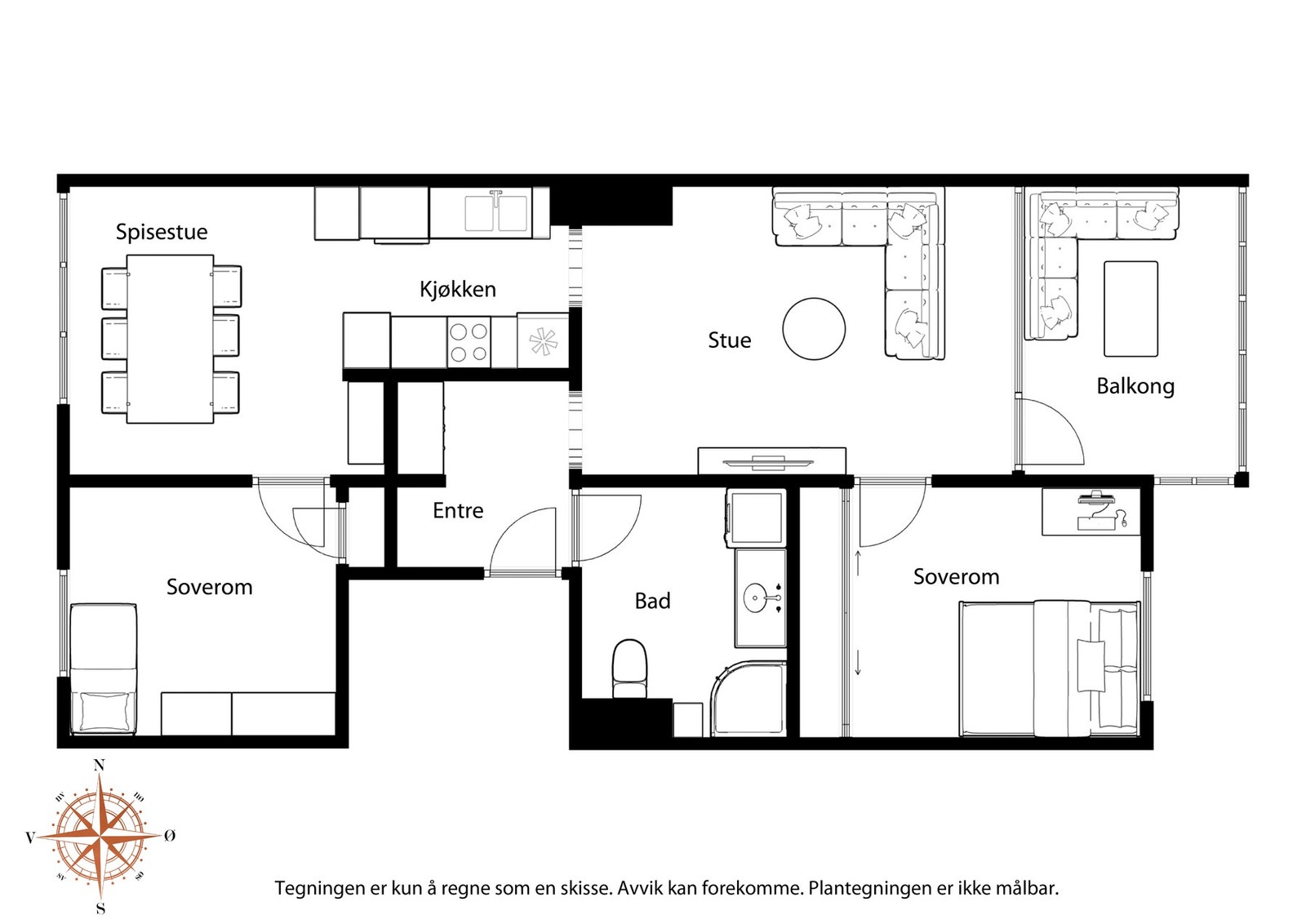 Plantegning Galleribilde