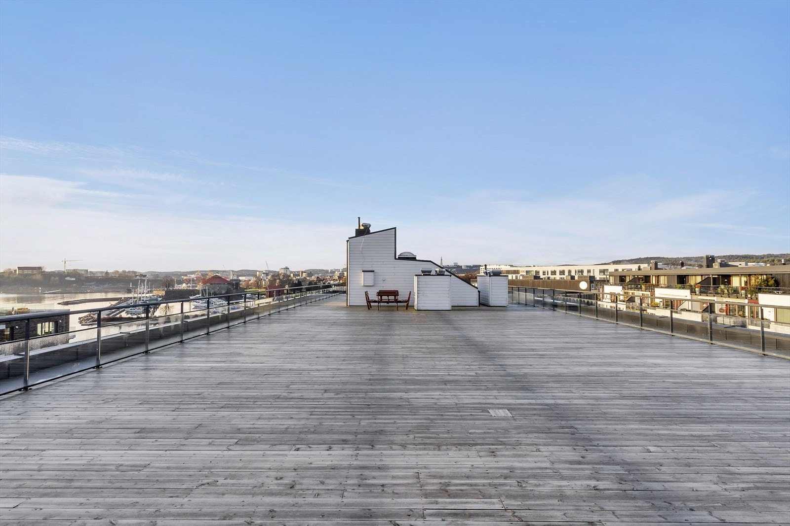 Felles takterrasse for beboerene Galleribilde