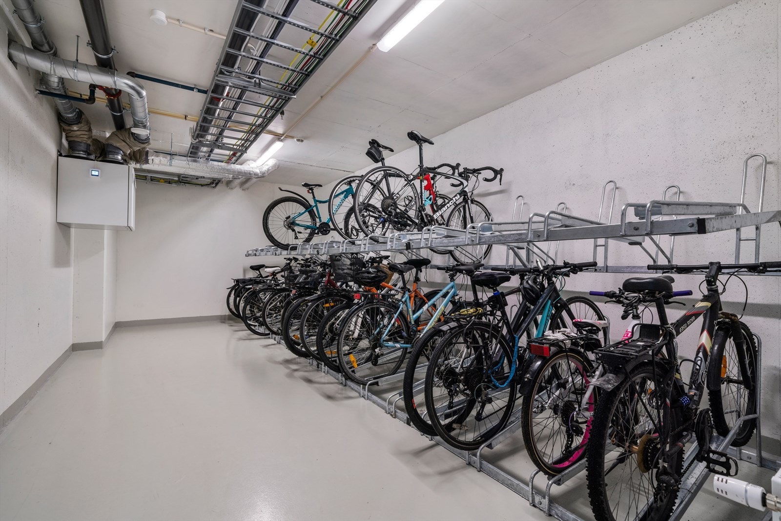 Sykkelparkering Galleribilde