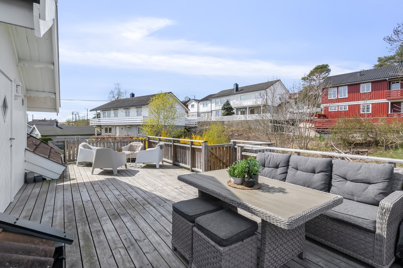 Inngangspartiet er på takterrassen. Galleribilde