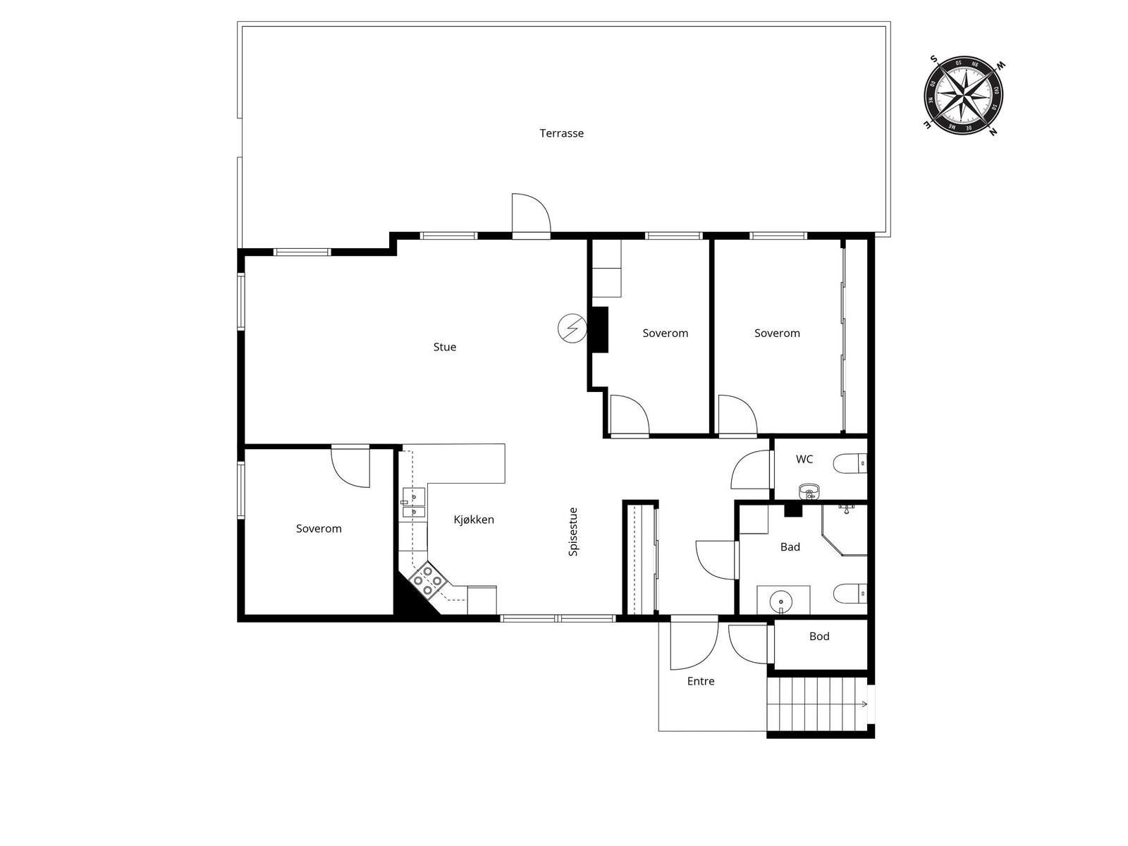 Alternativ planløsning Galleribilde