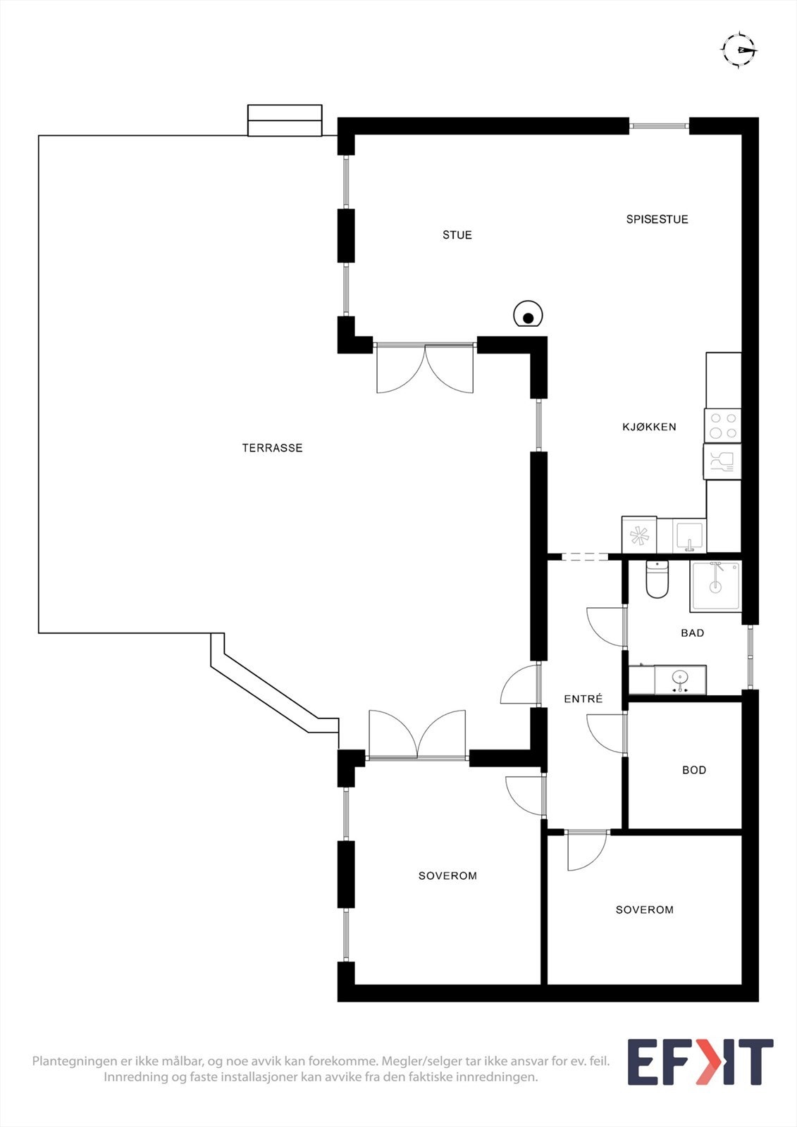 Plantegning Galleribilde