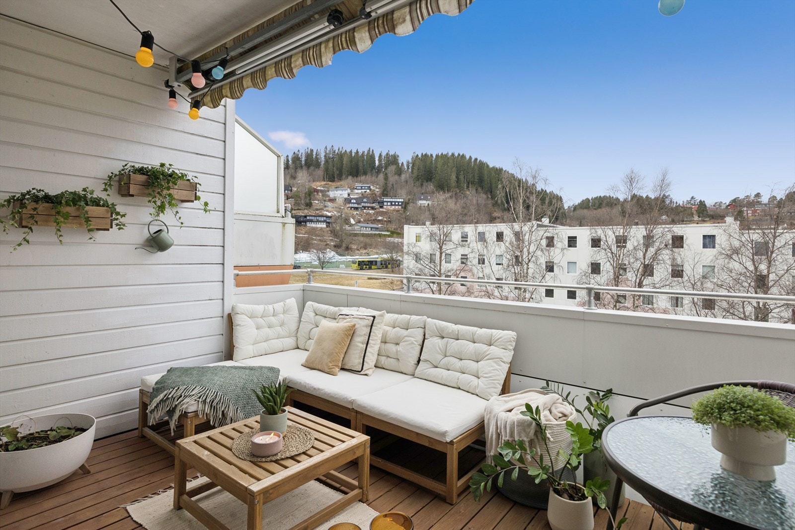 Markisen gir mulighet for skjerming på solrike dager. Galleribilde