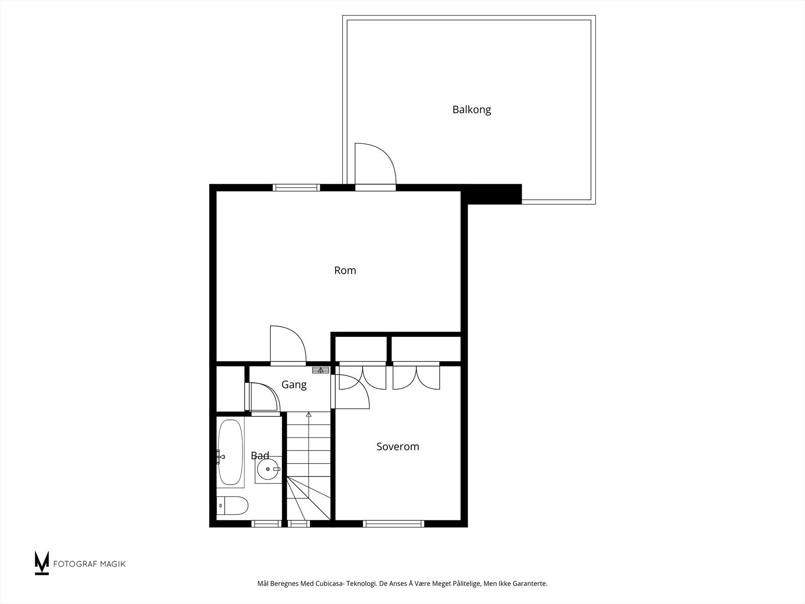 Plantegning 2.etg Galleribilde
