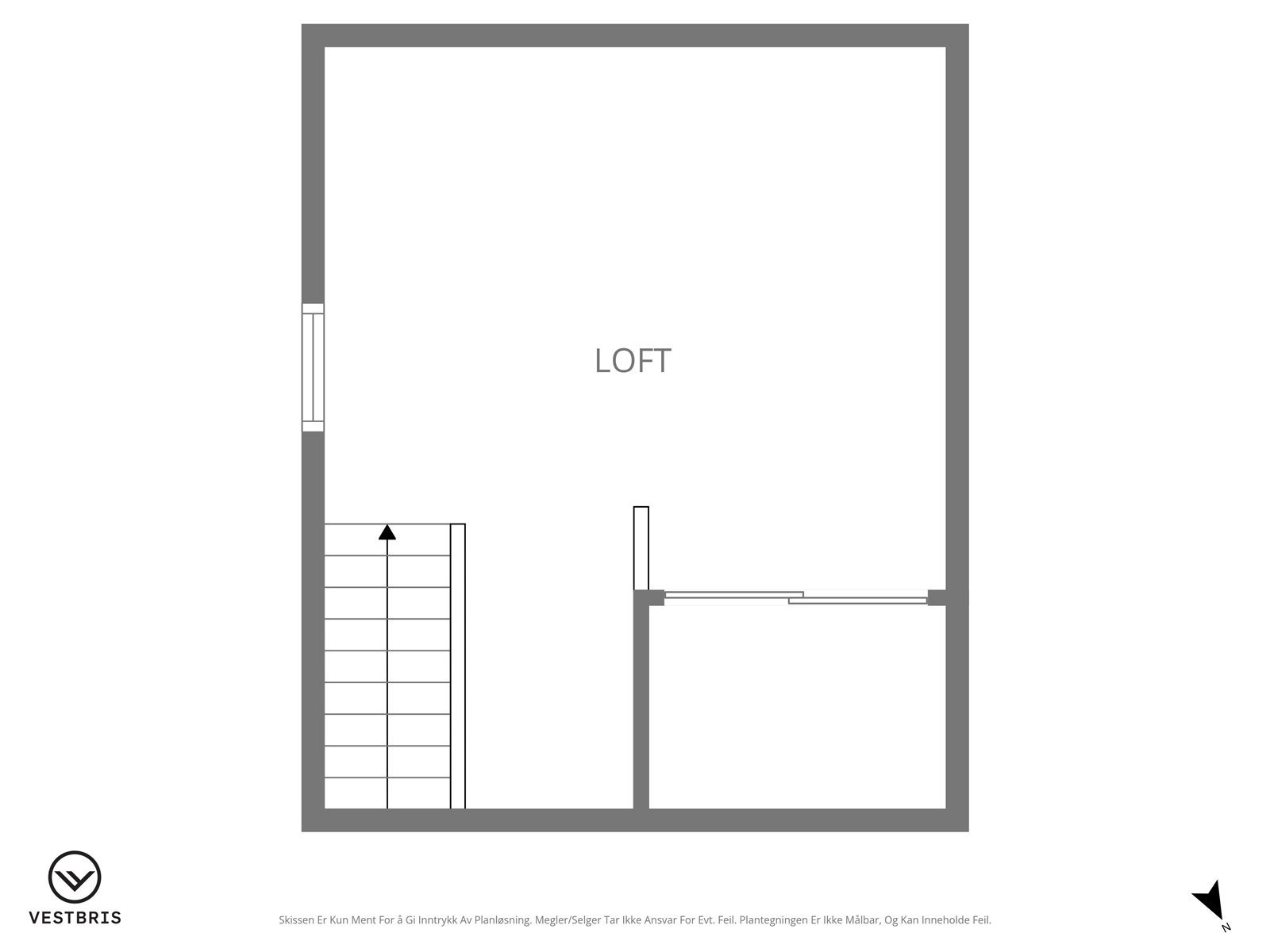 Plantegning Loft Galleribilde