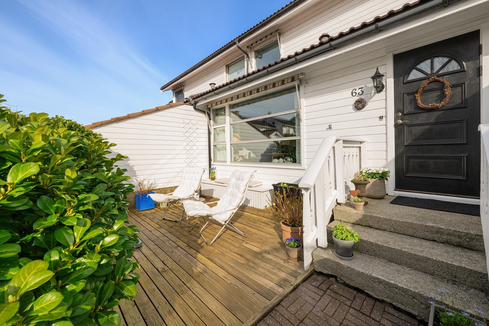 Terrasse på fremsiden Galleribilde