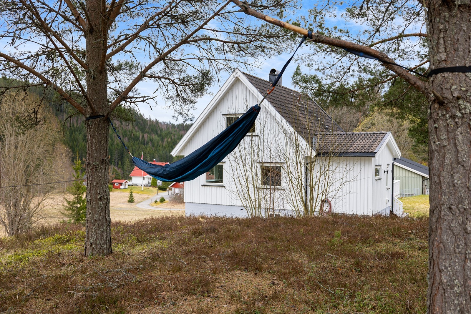 Hyggelig uteplass med plass til avslapning i rolige omgivelser. Galleribilde