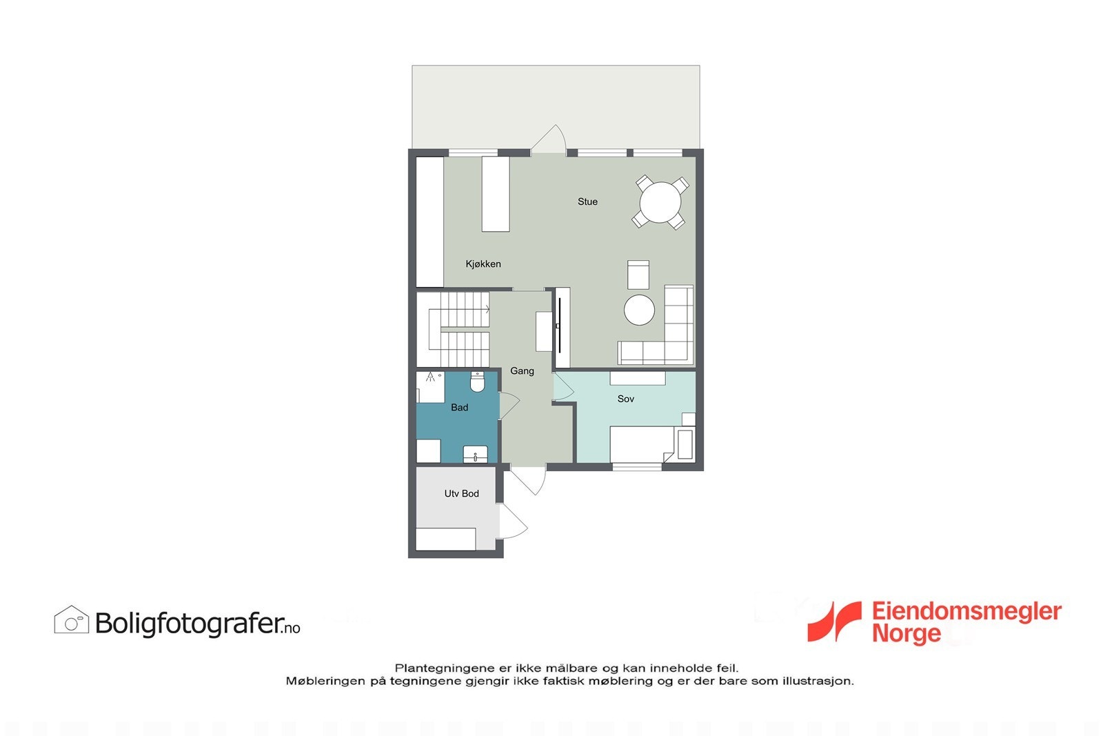 Plantegning 1. etg. Galleribilde
