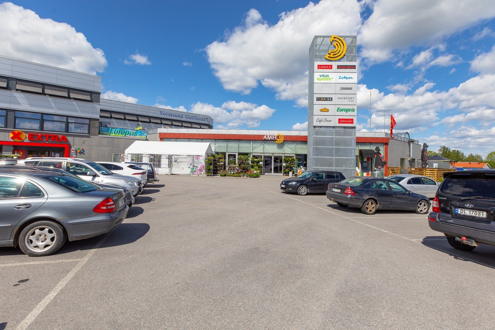 Amfi Eurosenteret på Vormsund for et utvidet servicetilbud. Galleribilde