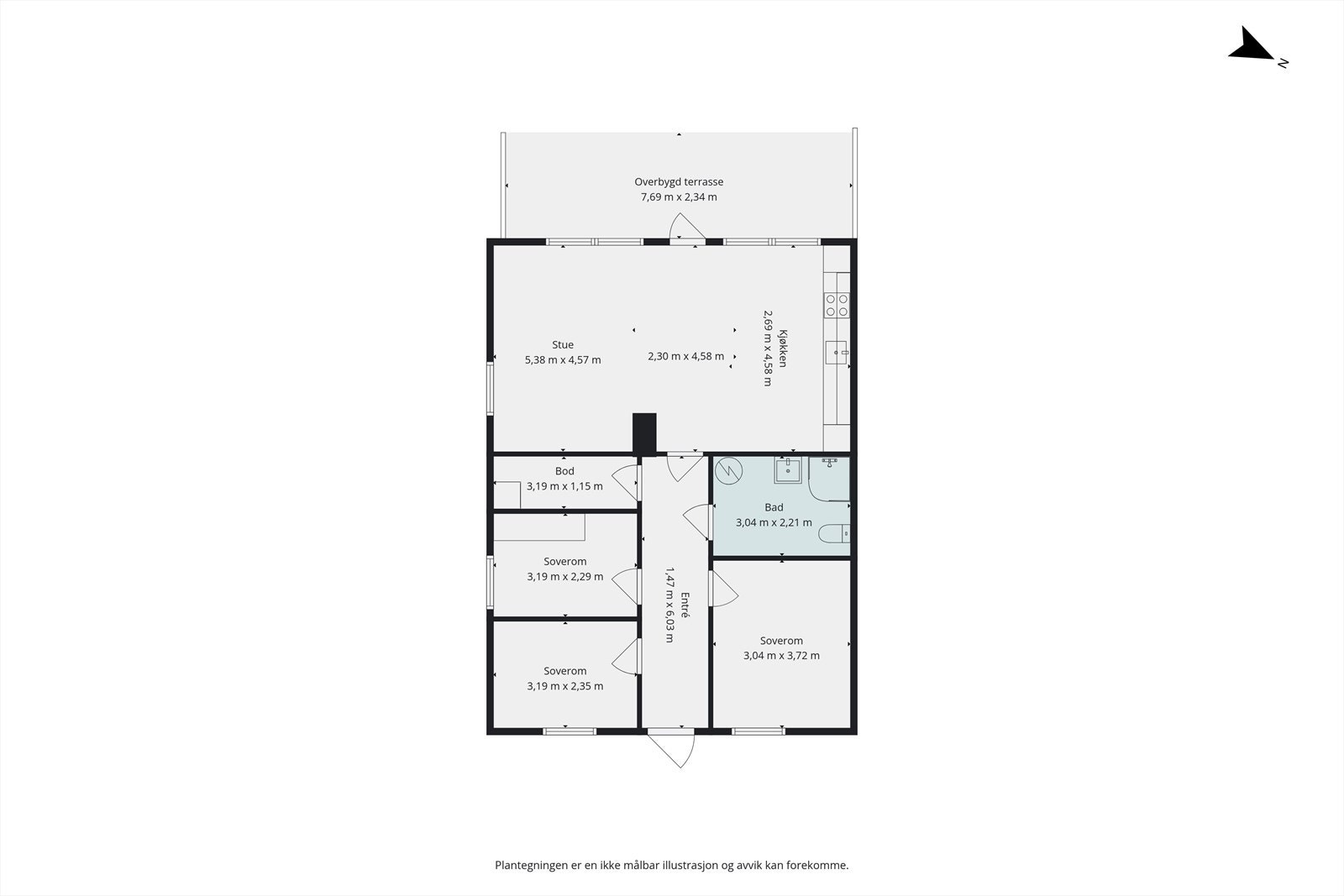 Plantegning Galleribilde