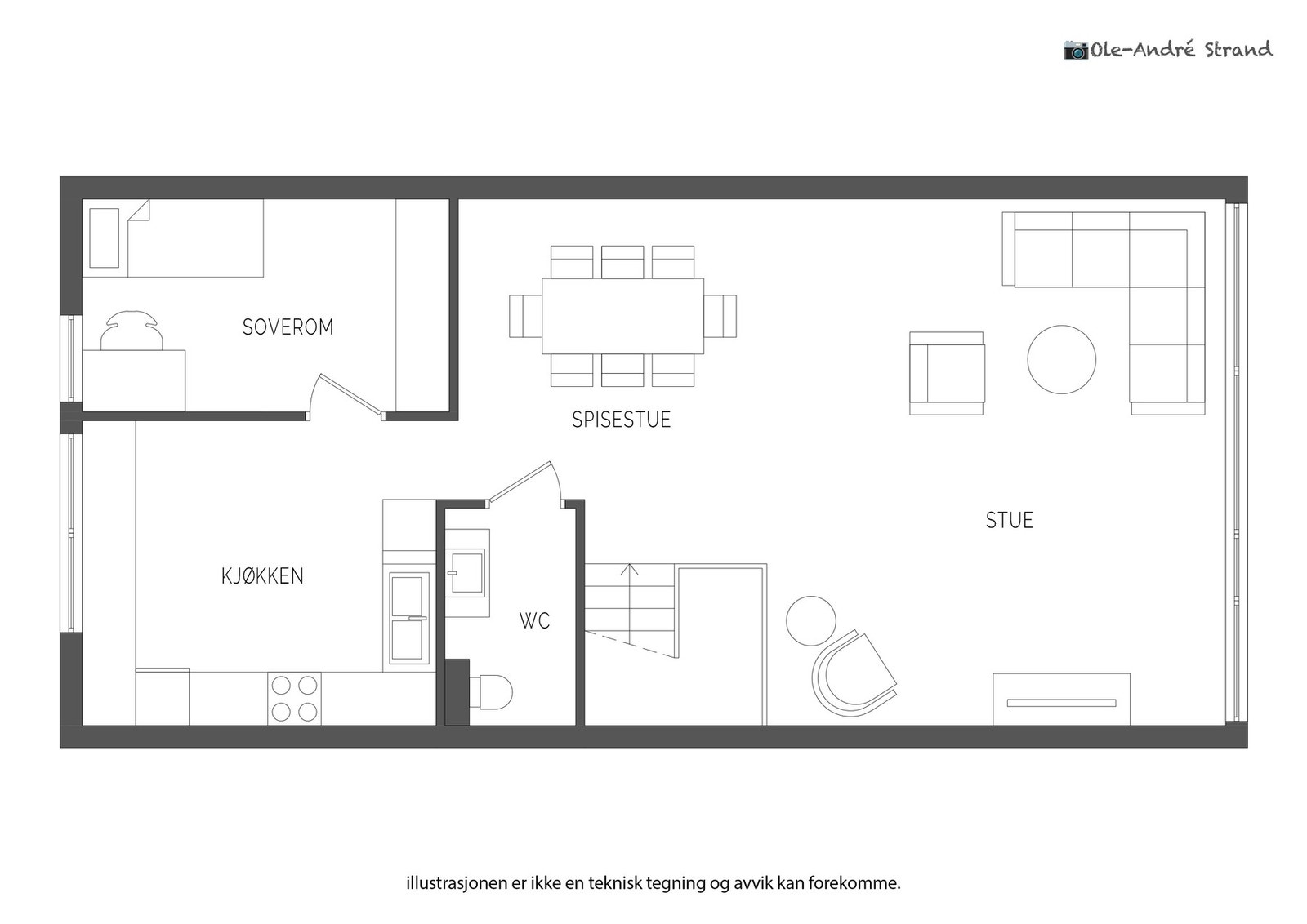 Planskisse 2. etasje Galleribilde