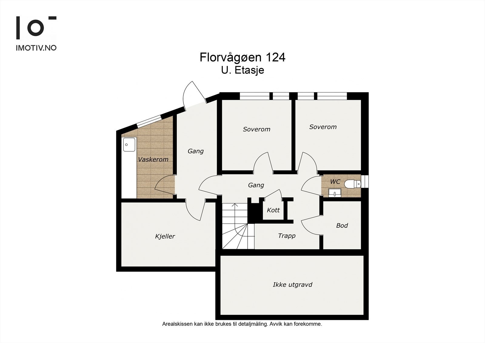- Plantegning underetasje - Galleribilde