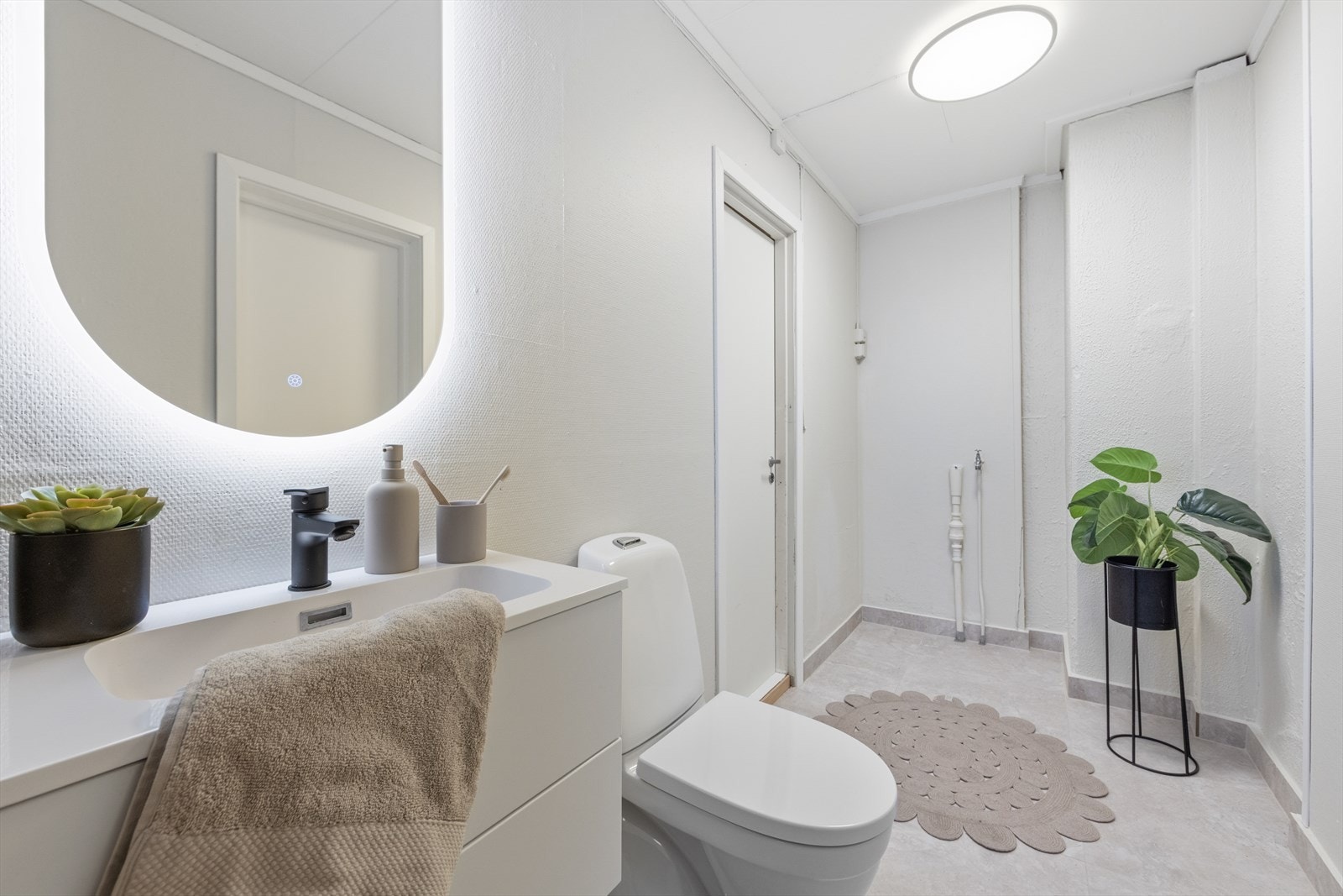 Badet har opplegg for vaskemaskin Galleribilde