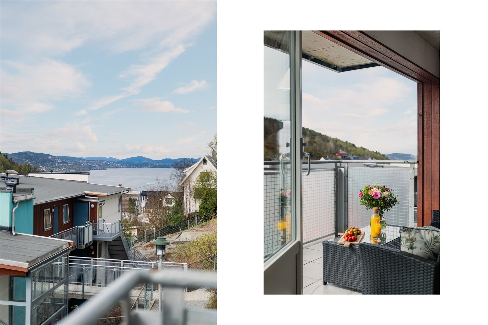 Flott utsikt og ideelle solforhold Galleribilde