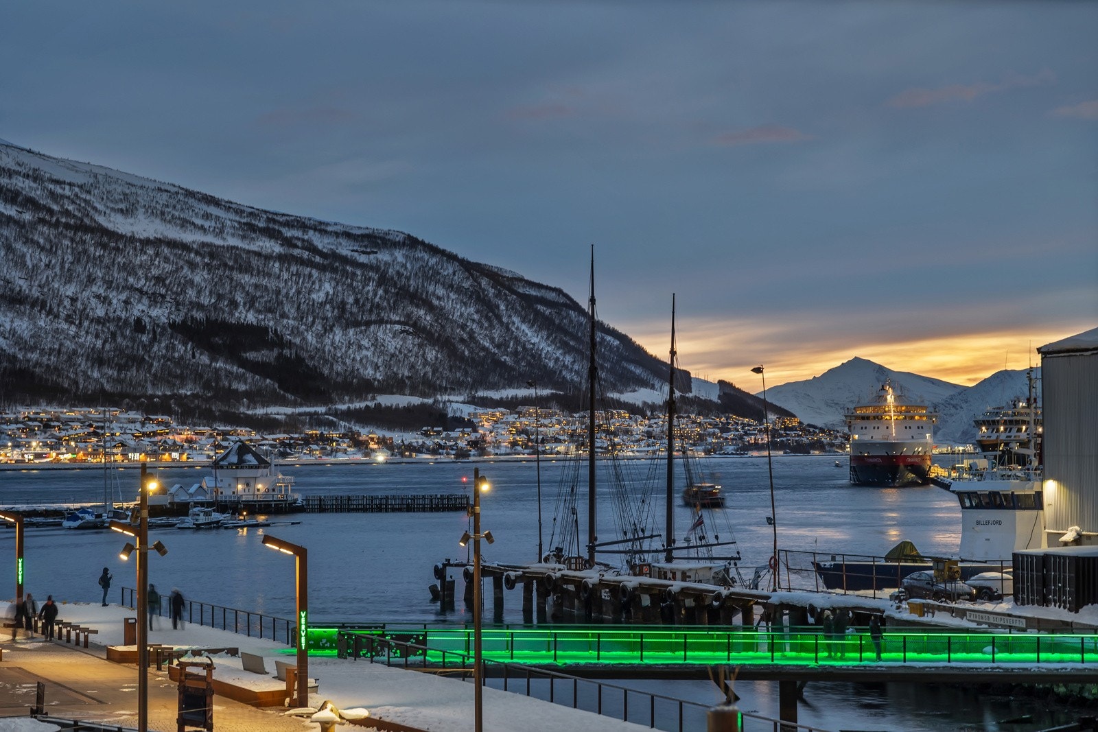 Nydelig utsikt fra balkongen. Galleribilde