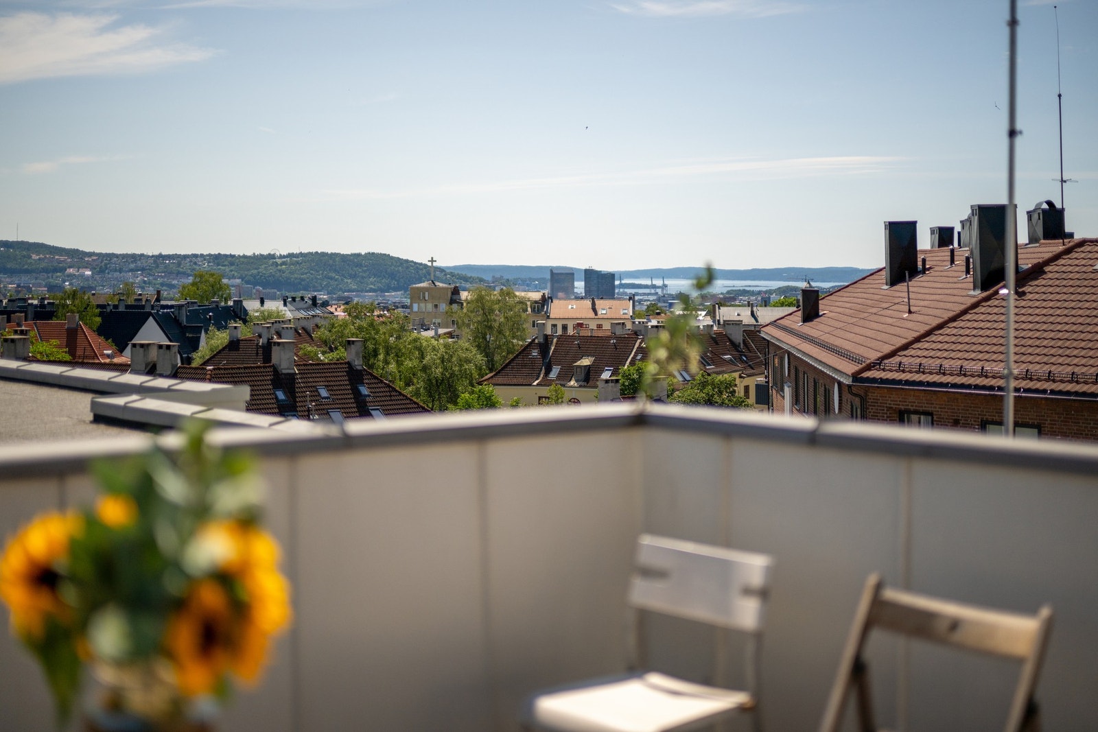 Men hei, du har også tilgang til felles takterrasse. Galleribilde