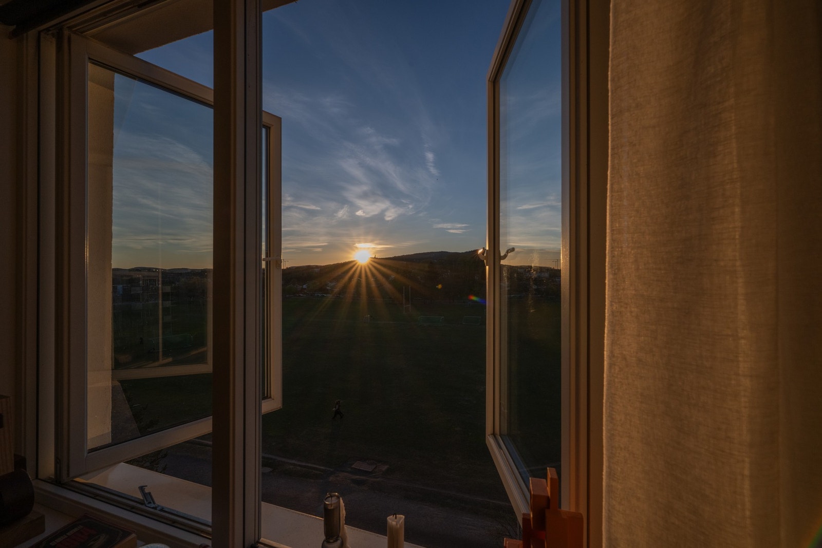 Her kommer du til å nyte mange fine solnedganger. Galleribilde