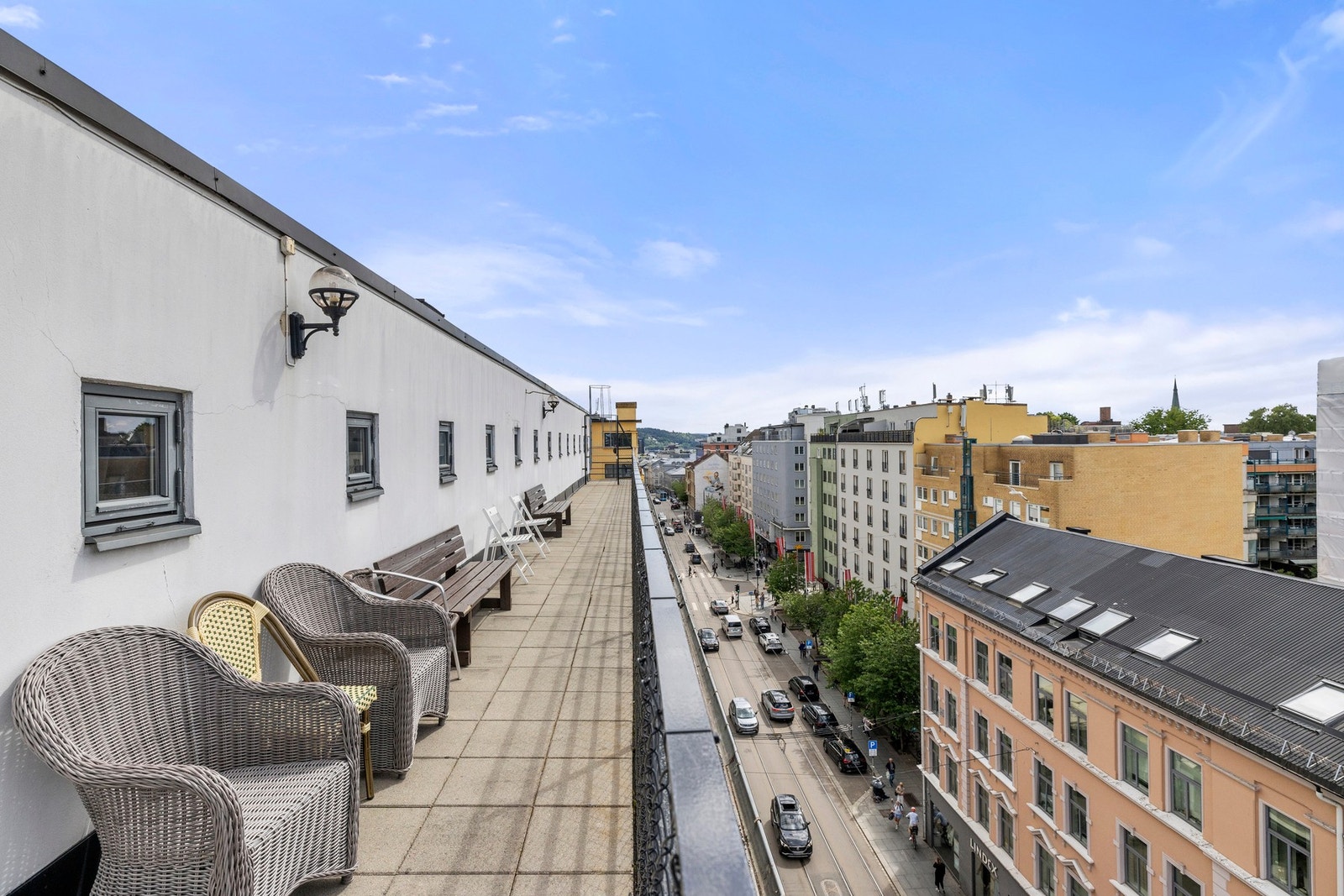 Her har man flott utsikt over nærområdet. Galleribilde