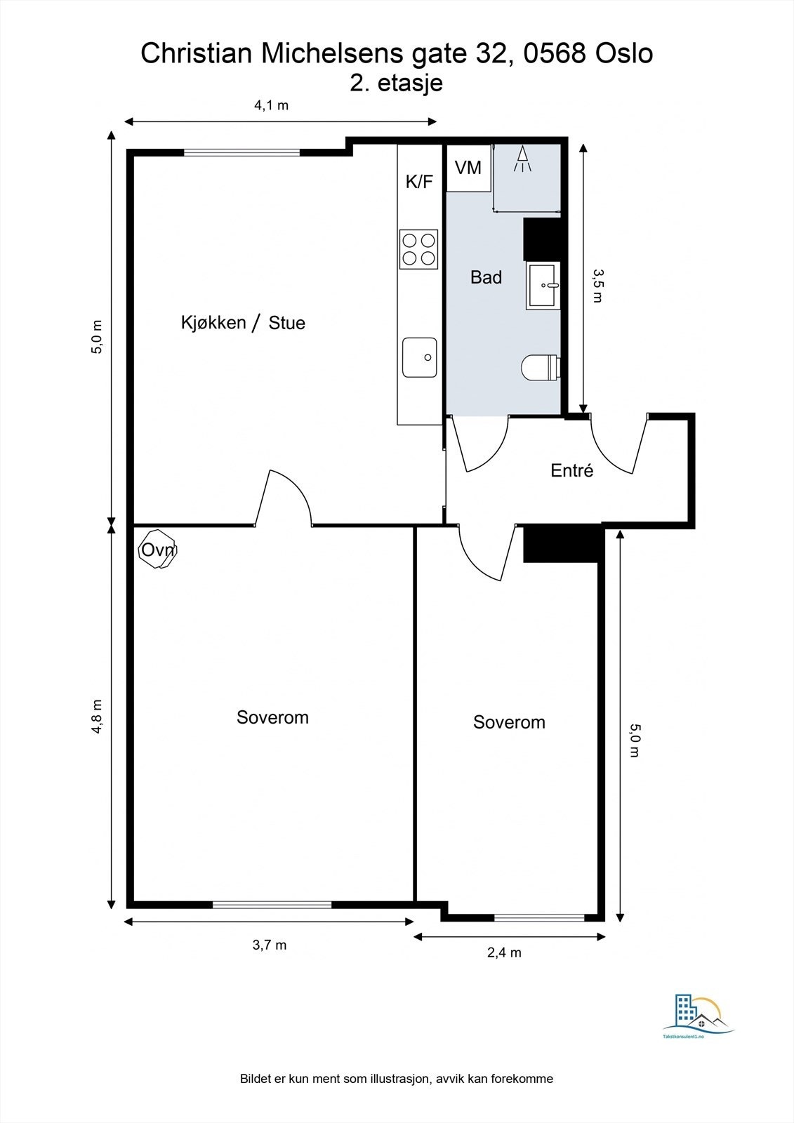 Alternativ plantegning Galleribilde