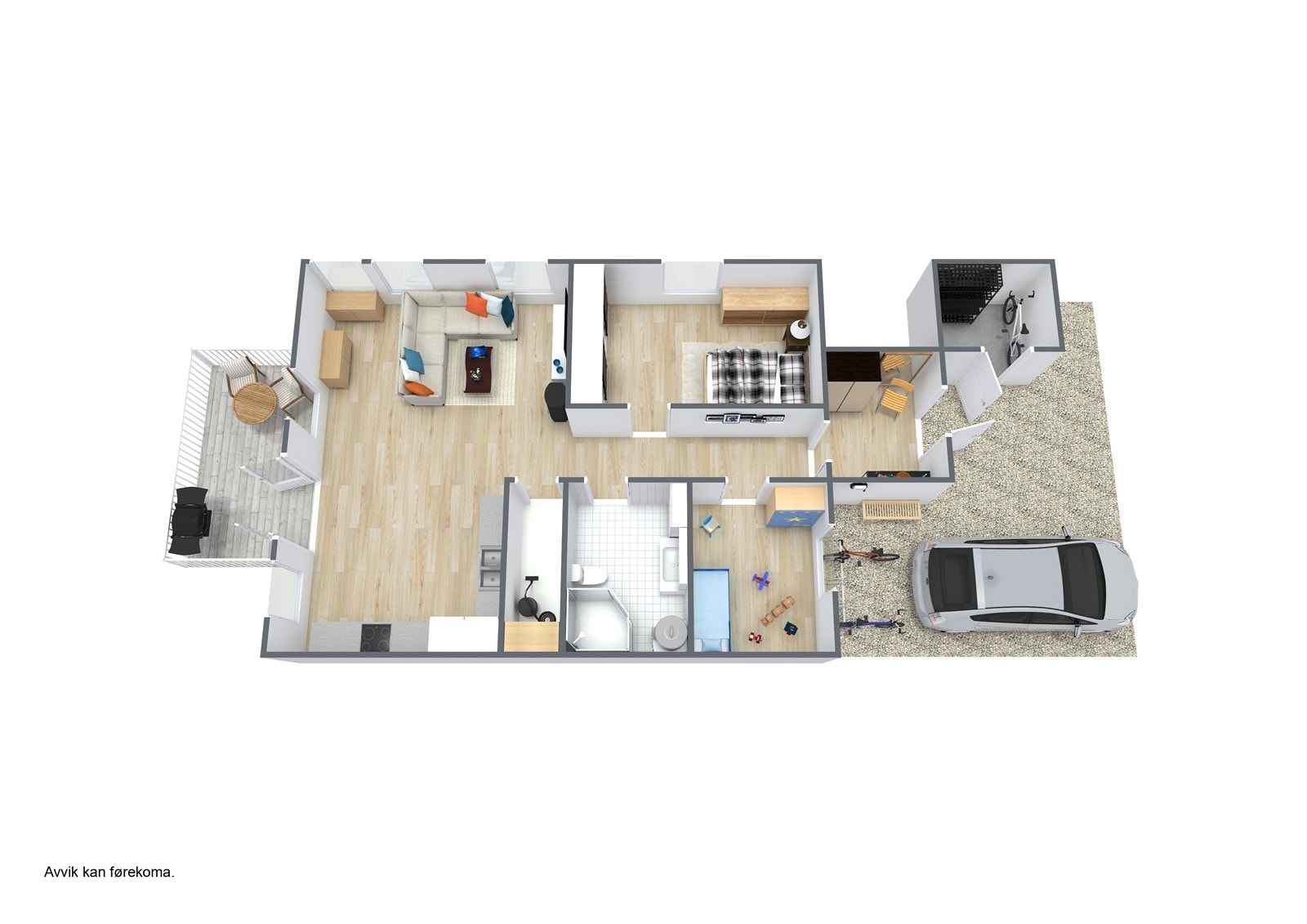 Planteikning 3D. Galleribilde