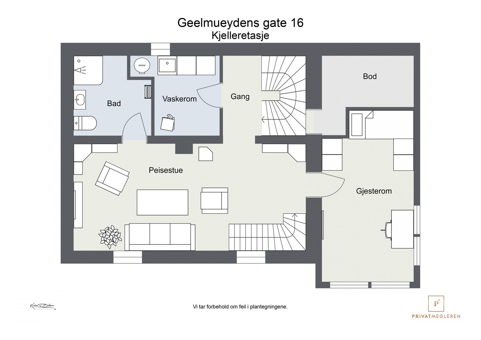 Plantegning 2. etasje Galleribilde