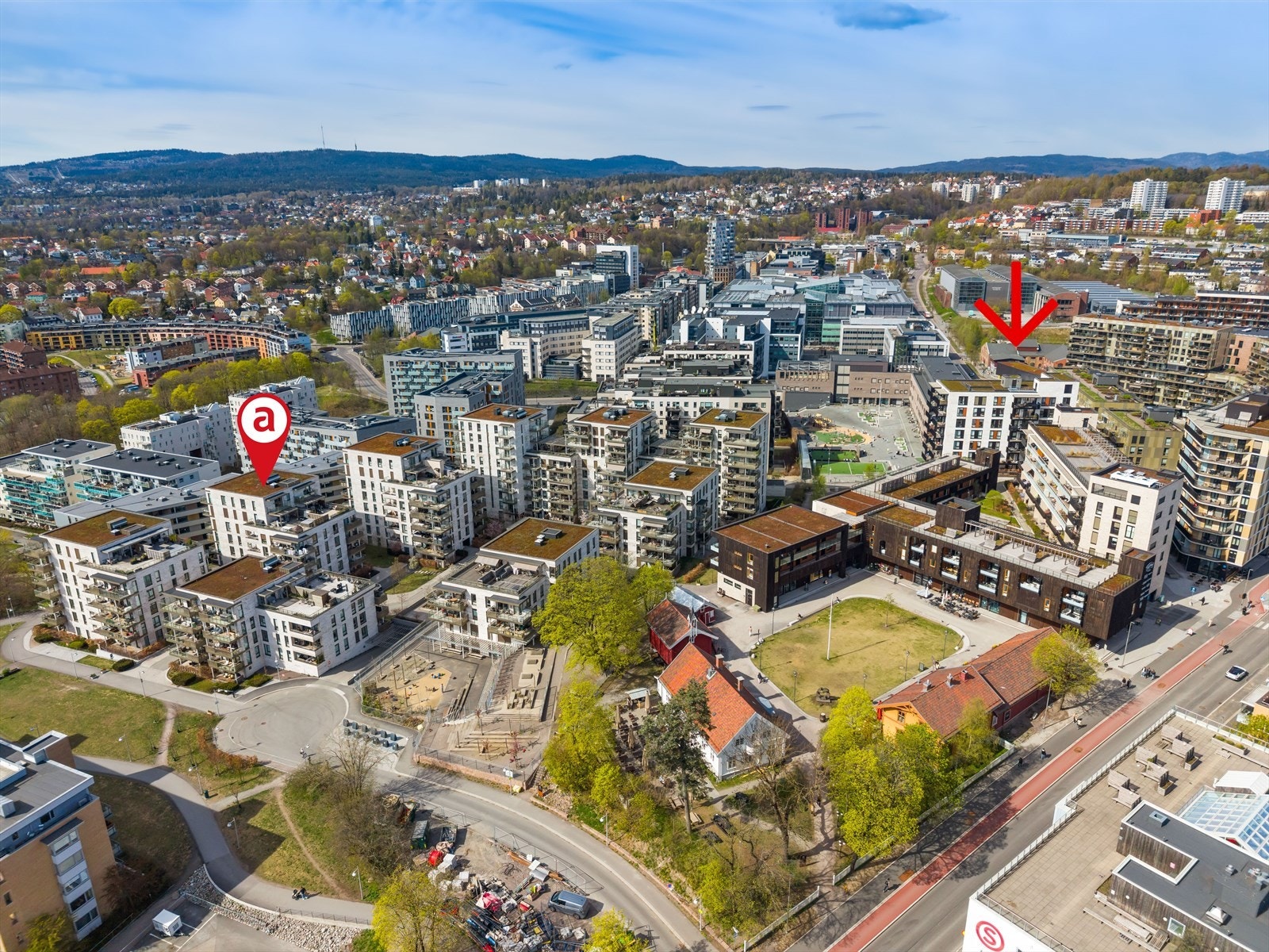 For de treningsglade er det kort vei til SATS Nydalen. Galleribilde