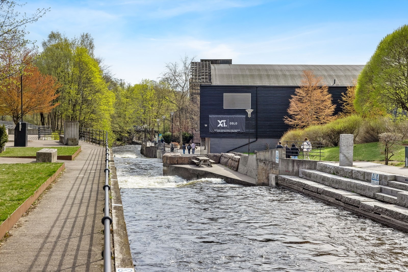 Akerselva med flotte tur- og rekreasjonsmuligheter. Galleribilde