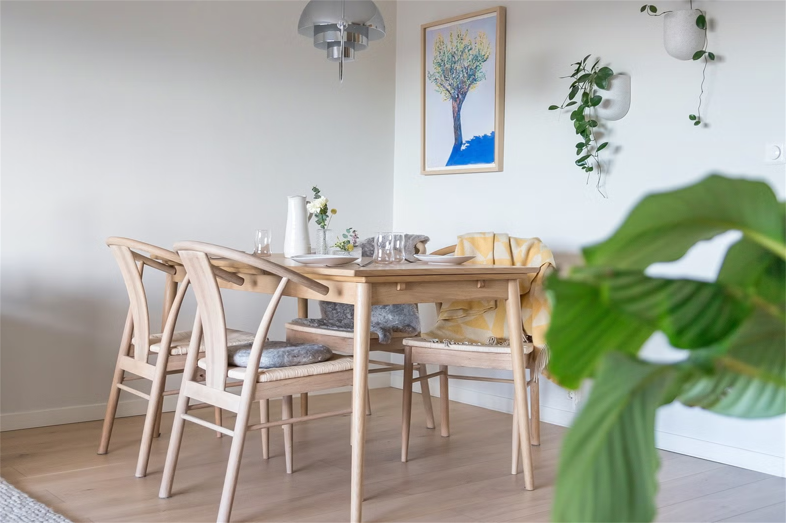 God plass til hyggelig spisegruppe Galleribilde