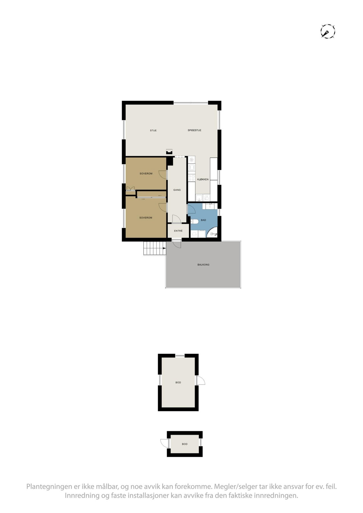 Plantegninger for hele seksjonen Galleribilde