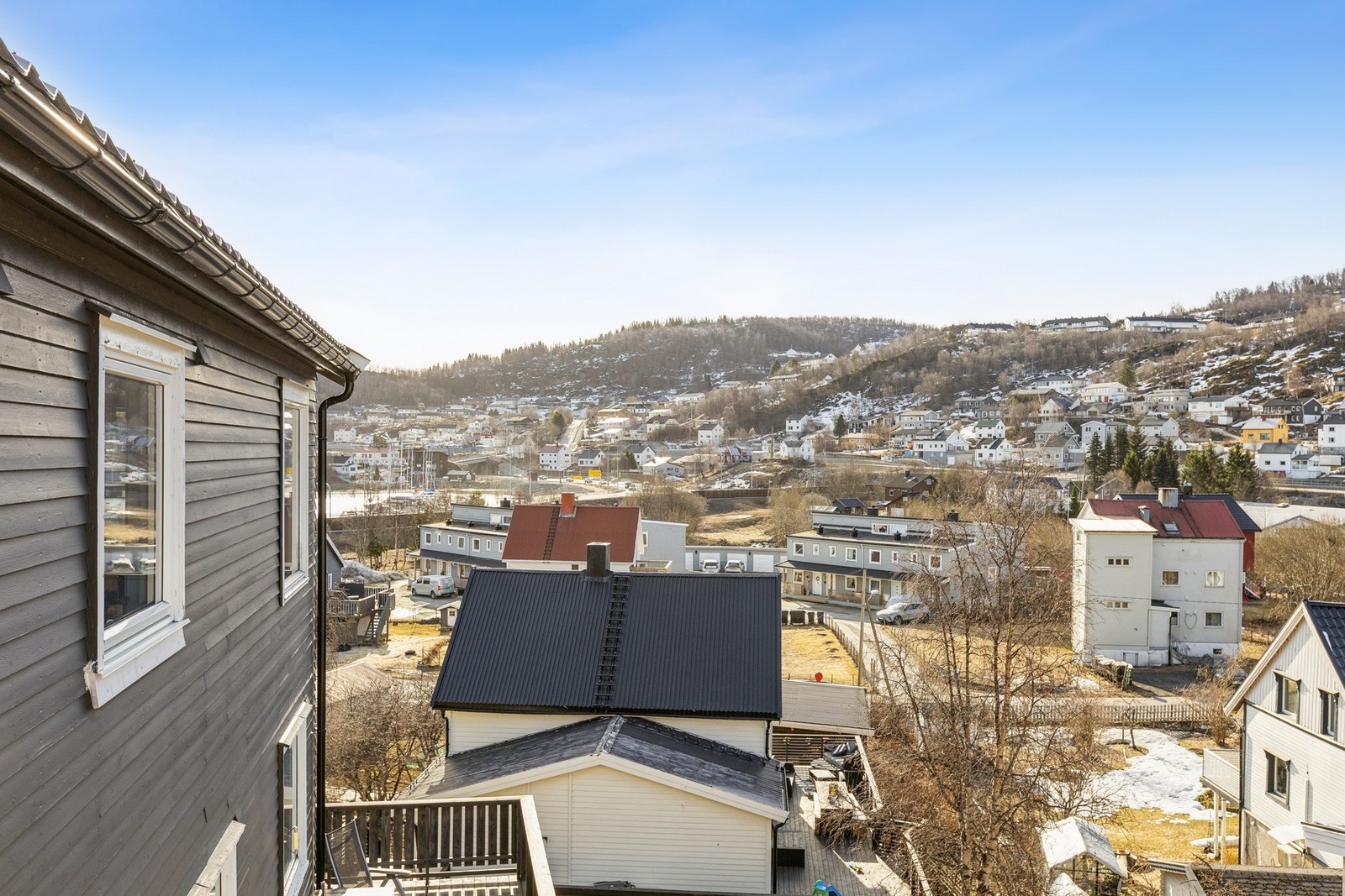 Utsikt fra terrassen Galleribilde