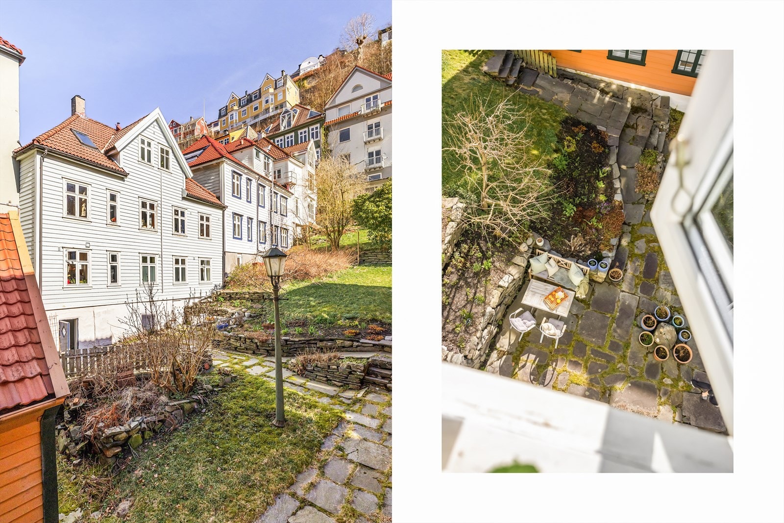 Fra leiligheten er det fint å ha luftigheten og utsikten til grøntområdet utenfor. Galleribilde