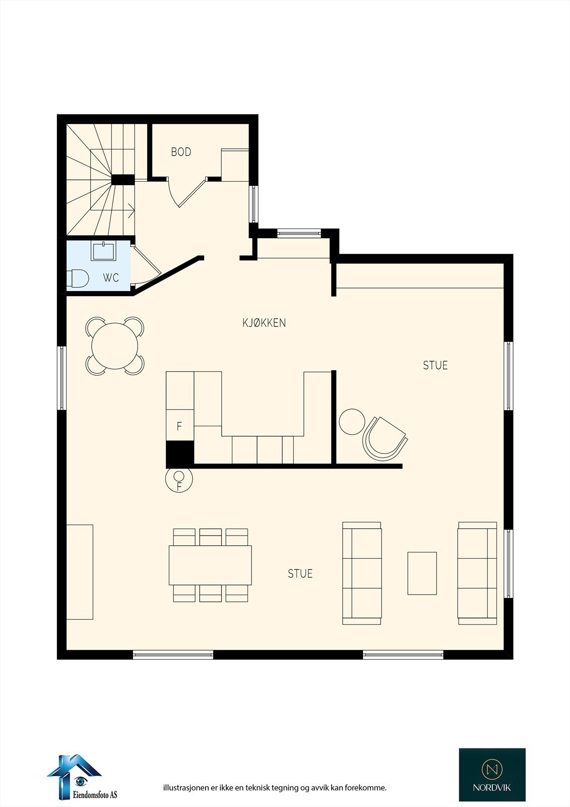 Planskisse 2. Etasje Galleribilde