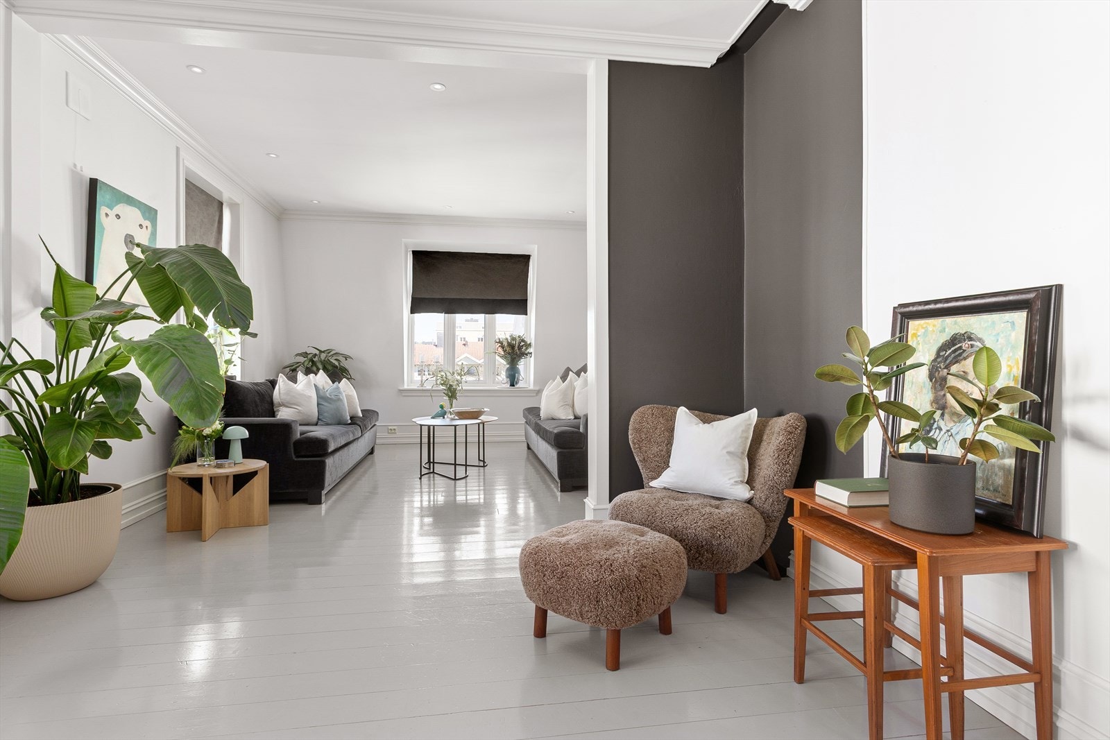 Downlights i tak for tilpasset belysning Galleribilde