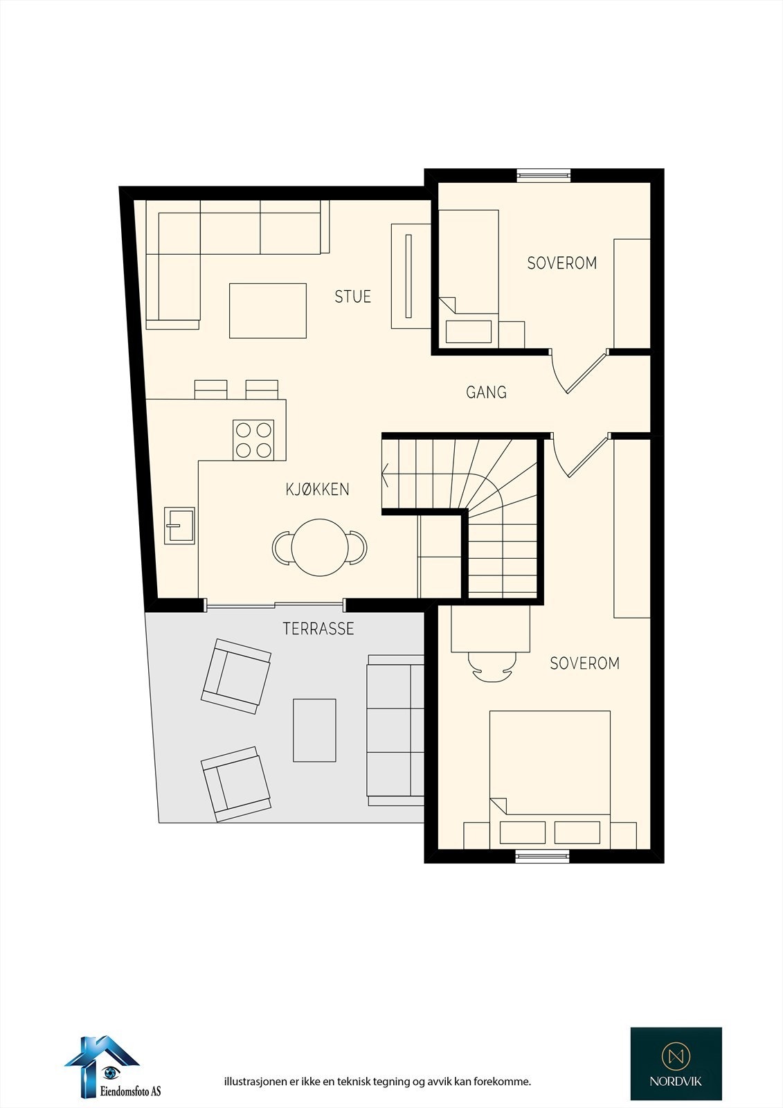 Planskisse 2. Etasje Uthus Galleribilde