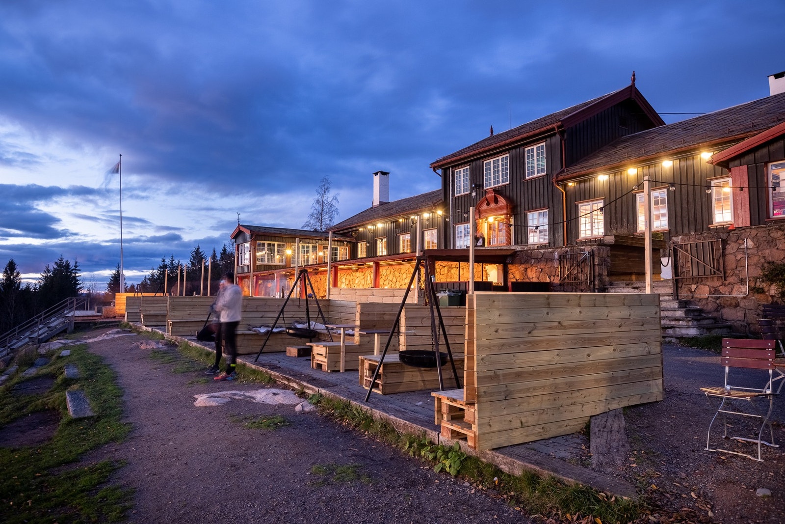 På toppen av Grefsenkleiva ligger populære Grefsenkollen restaurant med fantastisk utsikt over fjorden og hovedstaden Galleribilde