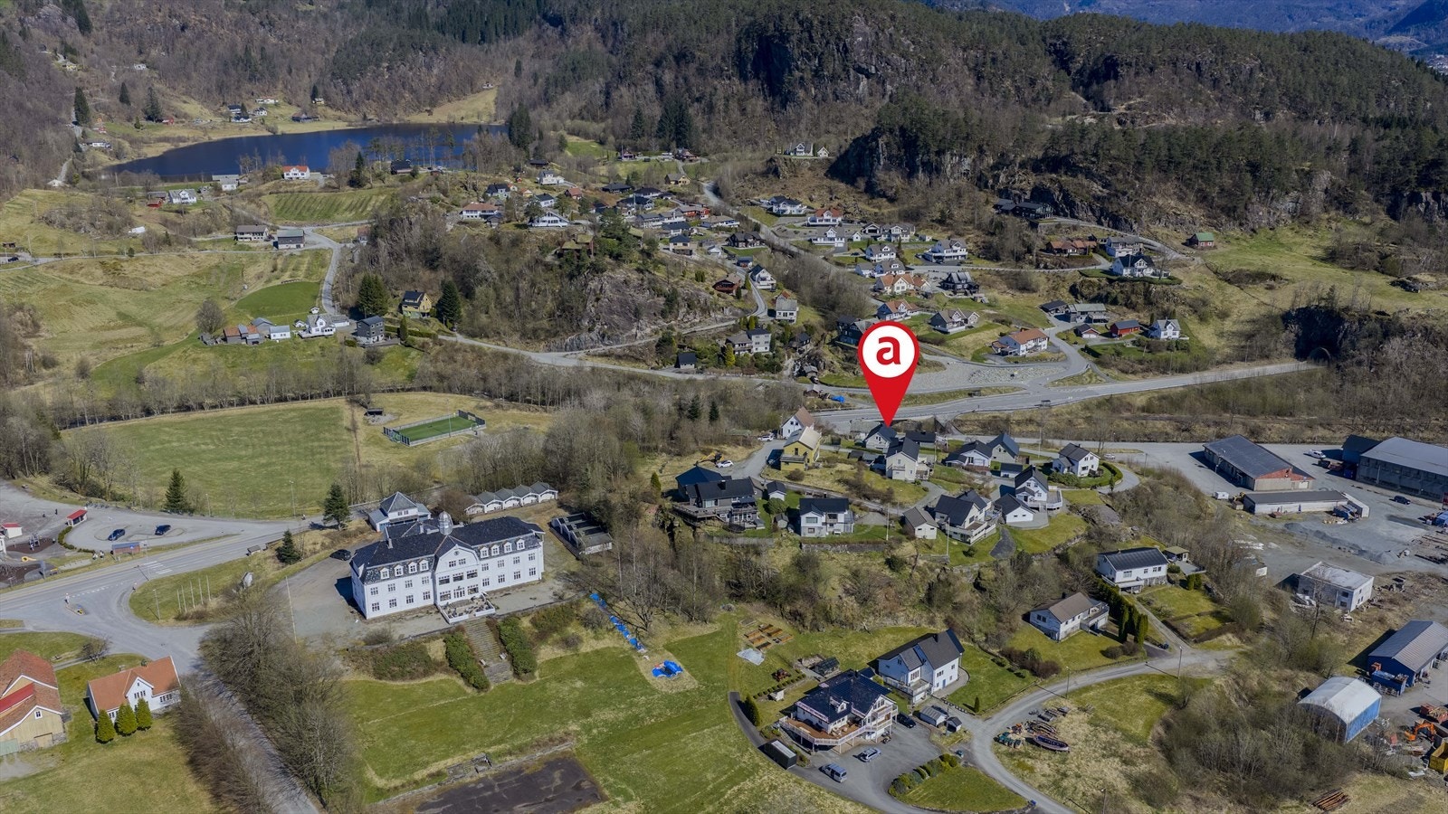 Oversikt - turløype ved Rødstjødna Galleribilde
