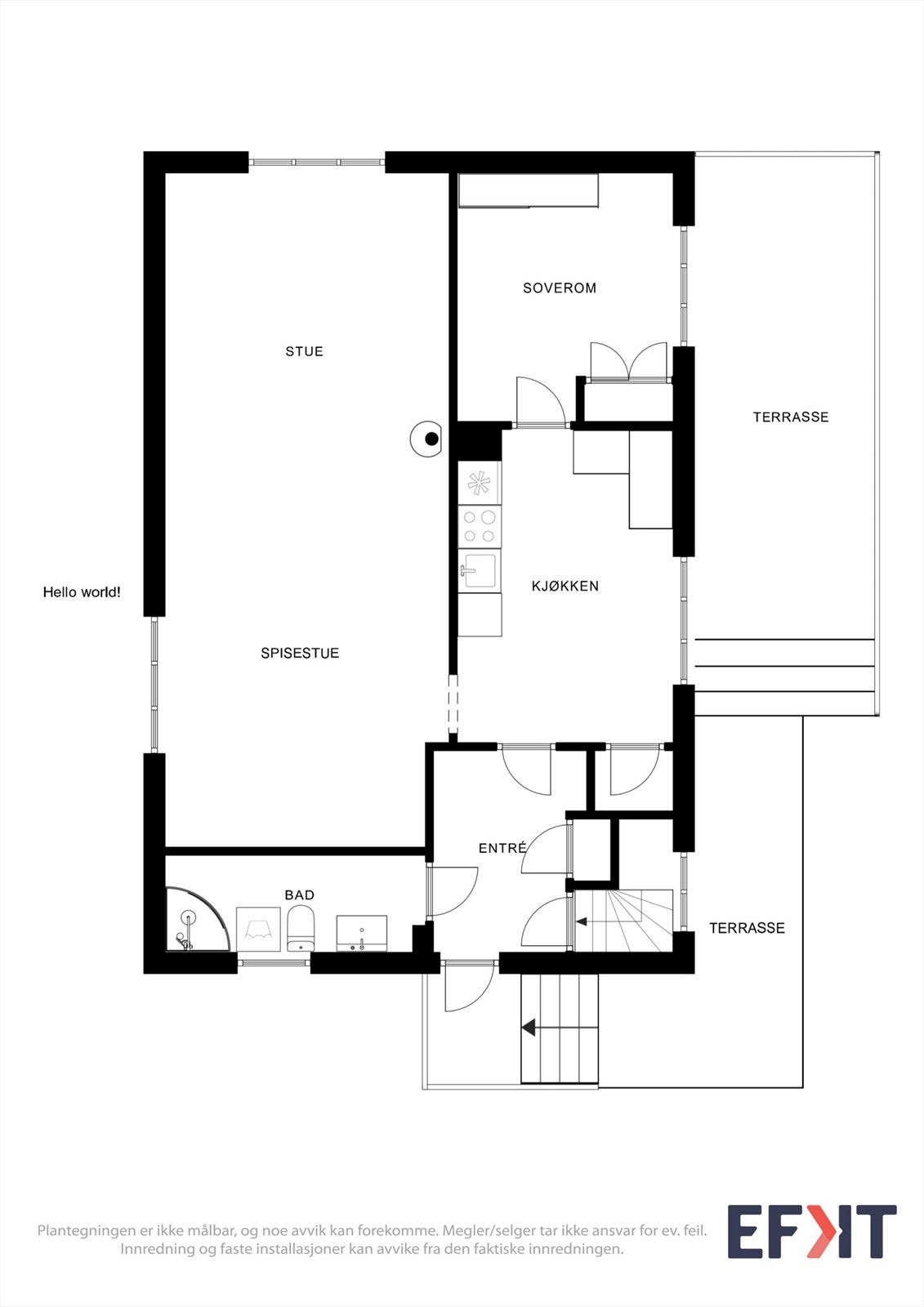 Plantegning Galleribilde